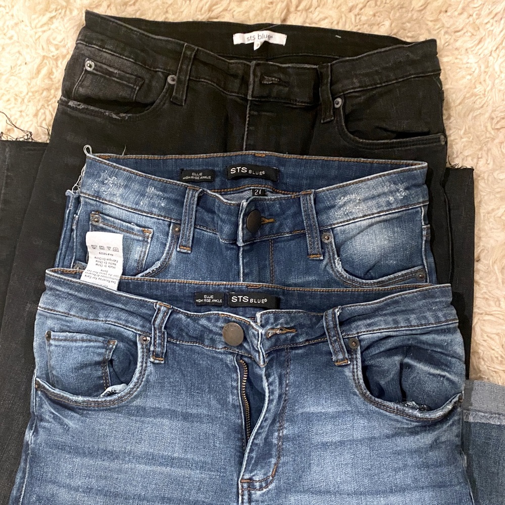 STS blue -  skinny jeans - lot of 3 or sold separately